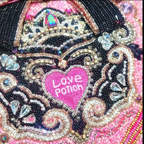 Mary frances love potion bottle crossbody